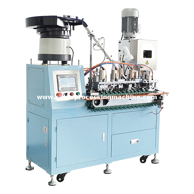 Semi-automatic European Standard Power Cord Plugs Crimping Machine