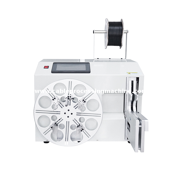 Semi-automatic Cable Coiling and Tying Machine 