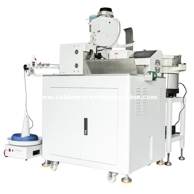 Cable Sleeve Insertion Crimping and Tinning Machine