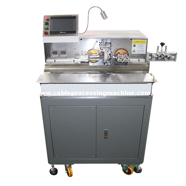 Cable Double-side Cutting Stripping Twisting and Tinning Machine 