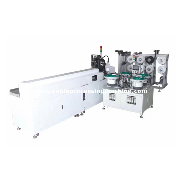 Cable Two Sides Prick Type Connector Assembly Machine 